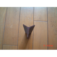 Poteau étoile en pierre bitumineuse noire / poteau en acier en forme de Y